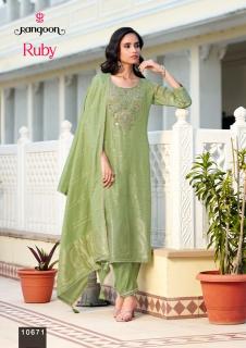 Rangoon ruby 3pcs best wholesaler for leggings and kurtis in ncr